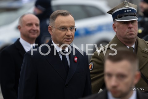  11.11..2024 WARSZAWA<br />
OBCHODY NARODOWEGO SWIETA NIEPODLEGLOSCI<br />
N/Z PREZYDENT ANDRZEJ DUDA<br />
FOT. MARCIN BANASZKIEWICZ/FOTONEWS  