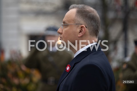 11.11..2024 WARSZAWA<br />
OBCHODY NARODOWEGO SWIETA NIEPODLEGLOSCI<br />
N/Z PREZYDENT ANDRZEJ DUDA<br />
FOT. MARCIN BANASZKIEWICZ/FOTONEWS  
