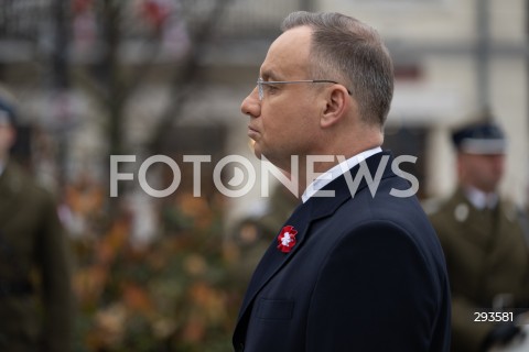  11.11..2024 WARSZAWA<br />
OBCHODY NARODOWEGO SWIETA NIEPODLEGLOSCI<br />
N/Z PREZYDENT ANDRZEJ DUDA<br />
FOT. MARCIN BANASZKIEWICZ/FOTONEWS  