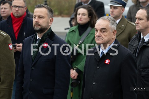  11.11..2024 WARSZAWA<br />
OBCHODY NARODOWEGO SWIETA NIEPODLEGLOSCI<br />
N/Z WLADYSLAW KOSINIAK KAMYSZ WALDEMAR PAWLAK<br />
FOT. MARCIN BANASZKIEWICZ/FOTONEWS  