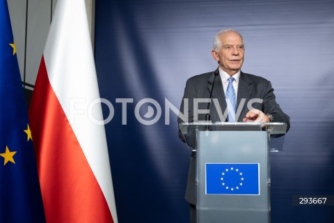  12.11.2024 WARSZAWA<br />
KONFERENCJA PRASOWA MINISTRA RADOSLAWA SIKORSKIEGO Z WYSOKIM PRZEDSTAWICIELEM UE JOSEPEM BORRELLEM<br />
N/Z JOSEP BORRELL<br />
FOT. MARCIN BANASZKIEWICZ/FOTONEWS  