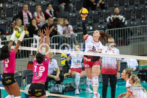  13.11.2024 LODZ <br />
SIATKOWKA KOBIET<br />
CEV WOMENS CHAMPIONS LEAGUE<br />
LKS COMMERCECON LODZ - HIDRAMAR GRAN CANARIA<br />
N/Z ANASTASIIA HRYSHCHUK<br />
 