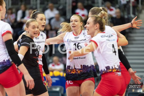  13.11.2024 LODZ <br />
SIATKOWKA KOBIET<br />
CEV WOMENS CHAMPIONS LEAGUE<br />
LKS COMMERCECON LODZ - HIDRAMAR GRAN CANARIA<br />
N/Z LANA SCUKA MARIA STENZEL RADOSC EMOCJE <br />
 