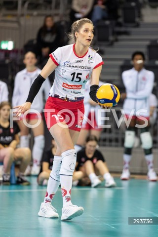  13.11.2024 LODZ <br />
SIATKOWKA KOBIET<br />
CEV WOMENS CHAMPIONS LEAGUE<br />
LKS COMMERCECON LODZ - HIDRAMAR GRAN CANARIA<br />
N/Z KLAUDIA ALAGIERSKA SYLWETKA <br />
 