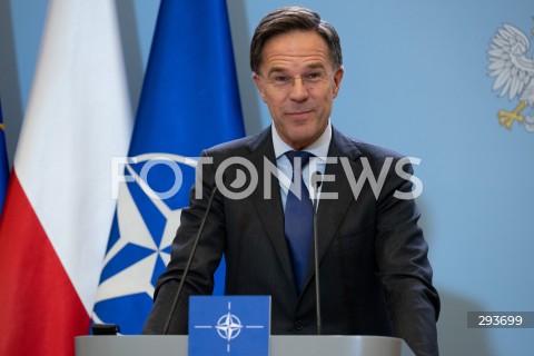  13.11.2024 WARSZAWA<br />
SPOTKANIE PREMIERA DONALDA TUSKA Z SEKRETARZEM GENERALNYM NATO<br />
N/Z MARK RUTTE<br />
FOT. MARCIN BANASZKIEWICZ/FOTONEWS  