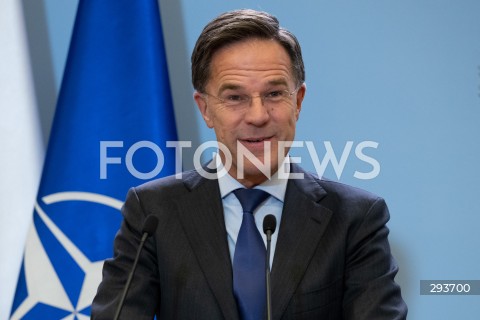  13.11.2024 WARSZAWA<br />
SPOTKANIE PREMIERA DONALDA TUSKA Z SEKRETARZEM GENERALNYM NATO<br />
N/Z MARK RUTTE<br />
FOT. MARCIN BANASZKIEWICZ/FOTONEWS  