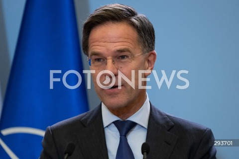  13.11.2024 WARSZAWA<br />
SPOTKANIE PREMIERA DONALDA TUSKA Z SEKRETARZEM GENERALNYM NATO<br />
N/Z MARK RUTTE<br />
FOT. MARCIN BANASZKIEWICZ/FOTONEWS  