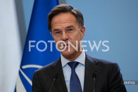  13.11.2024 WARSZAWA<br />
SPOTKANIE PREMIERA DONALDA TUSKA Z SEKRETARZEM GENERALNYM NATO<br />
N/Z MARK RUTTE<br />
FOT. MARCIN BANASZKIEWICZ/FOTONEWS  