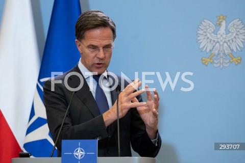  13.11.2024 WARSZAWA<br />
SPOTKANIE PREMIERA DONALDA TUSKA Z SEKRETARZEM GENERALNYM NATO<br />
N/Z MARK RUTTE<br />
FOT. MARCIN BANASZKIEWICZ/FOTONEWS  