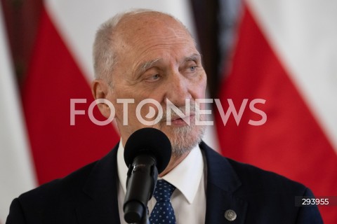  21.11.2024 WARSZAWA<br />
KONFERENCJA PRASOWA ANTONIEGO MACIEREWICZA<br />
N/Z ANTONI MACIEREWICZ<br />
FOT. MARCIN BANASZKIEWICZ/FOTONEWS  