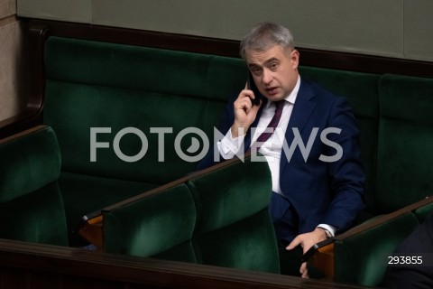  21.11.2024 WARSZAWA<br />
POSIEDZENIE SEJMU RP<br />
N/Z KRZYSZTOF GAWKOWSKI<br />
FOT. MARCIN BANASZKIEWICZ/FOTONEWS  