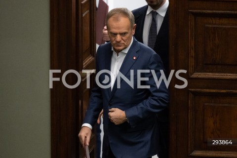  21.11.2024 WARSZAWA<br />
POSIEDZENIE SEJMU RP<br />
N/Z PREMIER DONALD TUSK<br />
FOT. MARCIN BANASZKIEWICZ/FOTONEWS  