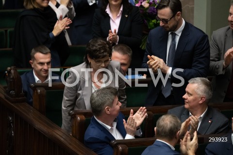  21.11.2024 WARSZAWA<br />
POSIEDZENIE SEJMU RP<br />
N/Z IZABELA LESZCZYNA<br />
FOT. MARCIN BANASZKIEWICZ/FOTONEWS  