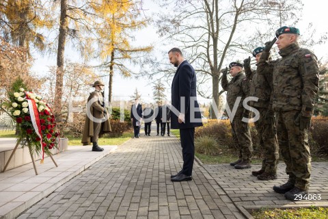  25.11.2024 RZESZOW <br />
SPOTKANIE MARSZALKA SEJMU SZYMONA HOLOWNI I MINISTRA OBRONY NARODOWEJ WLADYSLAWA KOSINIAKA KAMYSZA Z ZOLNIERZAMI 21. BRYGADY STRZELCOW PODHALANSKICH W RZESZOWIE<br />
N/Z WLADYSLAW KOSINIAK KAMYSZ <br />
 