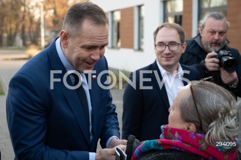  26.11.2024 SOCHACZEW<br />
KONFERENCJA PRASOWA KAROLA NAWROCKIEGO<br />
WIZYTA W WTZ SOCHACZEW<br />
N/Z KAROL NAWROCKI<br />
FOT. MARCIN BANASZKIEWICZ/FOTONEWS  