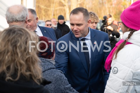  26.11.2024 SOCHACZEW<br />
KONFERENCJA PRASOWA KAROLA NAWROCKIEGO<br />
WIZYTA W WTZ SOCHACZEW<br />
N/Z KAROL NAWROCKI<br />
FOT. MARCIN BANASZKIEWICZ/FOTONEWS  