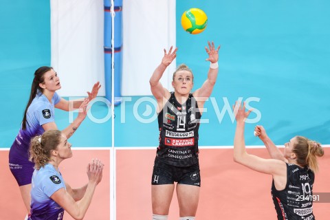  27.11.2024 RZESZOW<br />
SIATKOWKA<br />
SIATKOWKA LIGA MISTRZYN<br />
CEV CHAMPIONS LEAGUE VOLLEY 2025 WOMEN<br />
MECZ DEVELOPRES RZESZOW - A. CARRARO IMOCO CONEGLIANO <br />
N/Z JOANNA WOLOSZ MONIKA FEDUSIO AGNIESZKA KORNELUK MARINA LUBIAN <br />
 