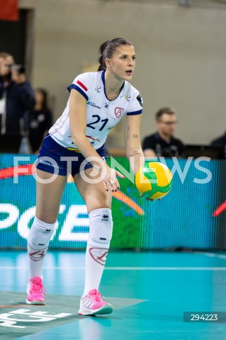  28.11.2024 LODZ <br />
CEV WOMENS CHAMPIONS LEAGUE<br />
PGE GROT BUDOWLANI LODZ - VASAS OBUDA BUDAPEST<br />
N/Z ALICJA GRABKA SYLWETKA<br />
 