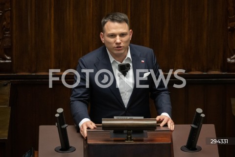  05.12.2024 WARSZAWA<br />
POSIEDZENIE SEJMU RP<br />
N/Z SLAWOMIR MENTZEN<br />
FOT. MARCIN BANASZKIEWICZ/FOTONEWS  