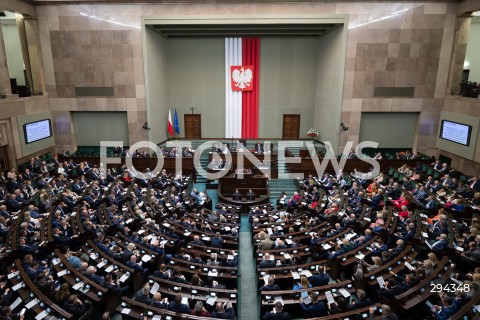  05.12.2024 WARSZAWA<br />
POSIEDZENIE SEJMU RP<br />
N/Z SEJM SALA PLENARNA<br />
FOT. MARCIN BANASZKIEWICZ/FOTONEWS  