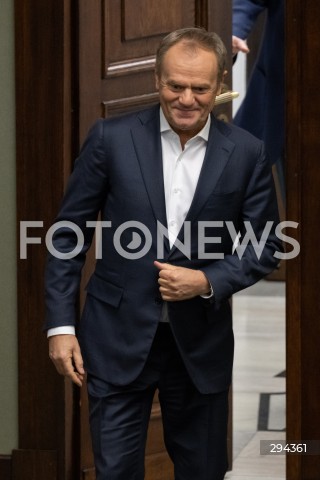  05.12.2024 WARSZAWA<br />
POSIEDZENIE SEJMU RP<br />
N/Z PREMIER DONALD TUSK<br />
FOT. MARCIN BANASZKIEWICZ/FOTONEWS  