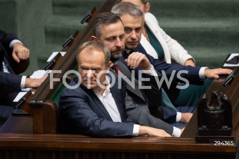  05.12.2024 WARSZAWA<br />
POSIEDZENIE SEJMU RP<br />
N/Z DONALD TUSK WLADYSLAW KOSINIAK KAMYSZ<br />
FOT. MARCIN BANASZKIEWICZ/FOTONEWS  