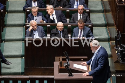  05.12.2024 WARSZAWA<br />
POSIEDZENIE SEJMU RP<br />
N/Z RYSZARD TERLECKI JAROSLAW KACZYNSKI MARIUSZ BLASZCZAK<br />
FOT. MARCIN BANASZKIEWICZ/FOTONEWS  