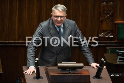  05.12.2024 WARSZAWA<br />
POSIEDZENIE SEJMU RP<br />
N/Z PRZEMYSLAW WIPLER<br />
FOT. MARCIN BANASZKIEWICZ/FOTONEWS  