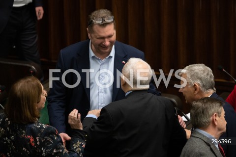  05.12.2024 WARSZAWA<br />
POSIEDZENIE SEJMU RP<br />
N/Z PRZEMYSLAW CZARNEK JAROSLAW KACZYNSKI<br />
FOT. MARCIN BANASZKIEWICZ/FOTONEWS  