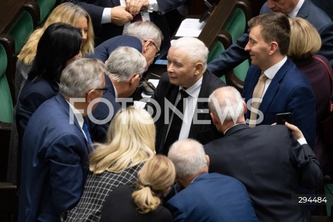  06.12.2024 WARSZAWA<br />
POSIEDZENIE SEJMU RP<br />
N/Z JAROSLAW KACZYNSKI<br />
FOT. MARCIN BANASZKIEWICZ/FOTONEWS  