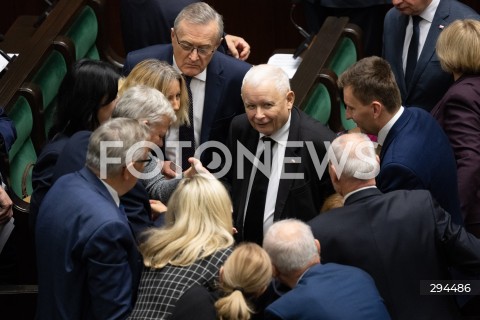  06.12.2024 WARSZAWA<br />
POSIEDZENIE SEJMU RP<br />
N/Z JAROSLAW KACZYNSKI<br />
FOT. MARCIN BANASZKIEWICZ/FOTONEWS  