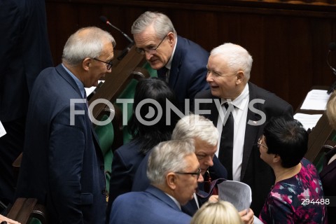  06.12.2024 WARSZAWA<br />
POSIEDZENIE SEJMU RP<br />
N/Z JAROSLAW KACZYNSKI<br />
FOT. MARCIN BANASZKIEWICZ/FOTONEWS  