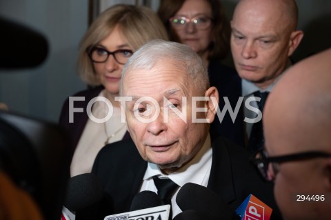  06.12.2024 WARSZAWA<br />
POSIEDZENIE SEJMU RP<br />
N/Z JAROSLAW KACZYNSKI<br />
FOT. MARCIN BANASZKIEWICZ/FOTONEWS  