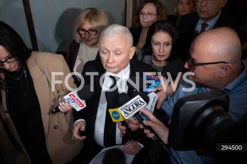  06.12.2024 WARSZAWA<br />
POSIEDZENIE SEJMU RP<br />
N/Z JAROSLAW KACZYNSKI<br />
FOT. MARCIN BANASZKIEWICZ/FOTONEWS  