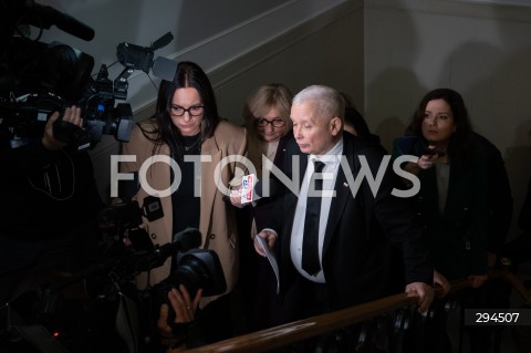  06.12.2024 WARSZAWA<br />
POSIEDZENIE SEJMU RP<br />
N/Z JAROSLAW KACZYNSKI<br />
FOT. MARCIN BANASZKIEWICZ/FOTONEWS  