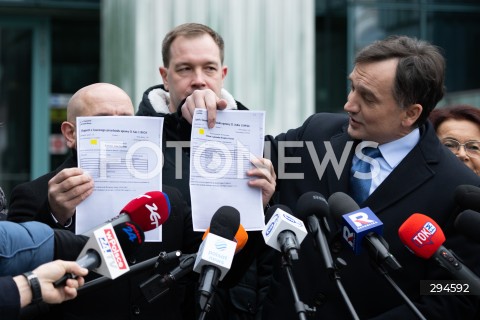  28.12.2024 WARSZAWA<br />
KONFERENCJA PRASOWA ZBIGNIEWA ZIOBRY<br />
N/Z ZBIGNIEW ZIOBRO<br />
FOT. MARCIN BANASZKIEWICZ/FOTONEWS  