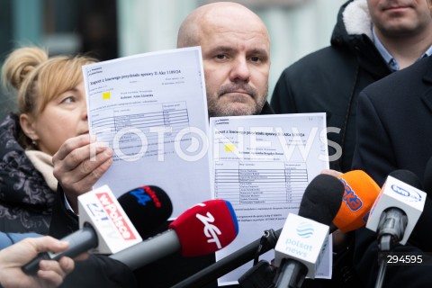  28.12.2024 WARSZAWA<br />
KONFERENCJA PRASOWA ZBIGNIEWA ZIOBRY<br />
N/Z MARIUSZ GOSEK<br />
FOT. MARCIN BANASZKIEWICZ/FOTONEWS  