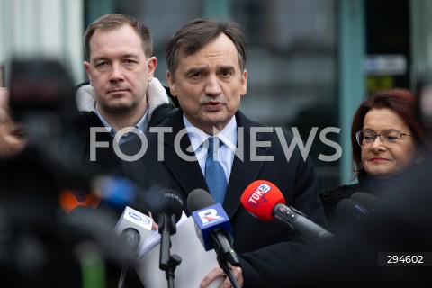  28.12.2024 WARSZAWA<br />
KONFERENCJA PRASOWA ZBIGNIEWA ZIOBRY<br />
N/Z ZBIGNIEW ZIOBRO<br />
FOT. MARCIN BANASZKIEWICZ/FOTONEWS  