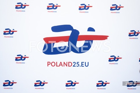  03.01.2025 WARSZAWA<br />
GALA OTWARCIA POLSKIEJ PREZYDENCJI W RADZIE UNII EUROPEJSKIEJ<br />
<br />
POLAND TAKES OVER THE PRESIDENCY OF THE COUNCIL OF THE EUROPEAN UNION<br />
<br />
N/Z LOGO POLSKIEJ PREZYDENCJI W RADZIE UE<br />
FOT. MARCIN BANASZKIEWICZ/FOTONEWS  