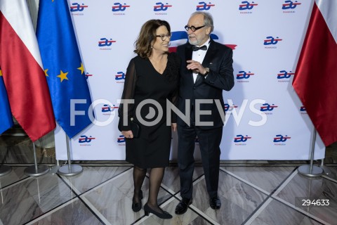  03.01.2025 WARSZAWA<br />
GALA OTWARCIA POLSKIEJ PREZYDENCJI W RADZIE UNII EUROPEJSKIEJ<br />
<br />
POLAND TAKES OVER THE PRESIDENCY OF THE COUNCIL OF THE EUROPEAN UNION<br />
<br />
N/Z MALGORZATA KIDAWA BLONSKA JAN KIDAWA BLONSKI<br />
FOT. MARCIN BANASZKIEWICZ/FOTONEWS  