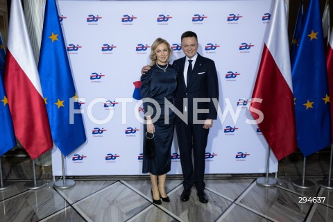  03.01.2025 WARSZAWA<br />
GALA OTWARCIA POLSKIEJ PREZYDENCJI W RADZIE UNII EUROPEJSKIEJ<br />
<br />
POLAND TAKES OVER THE PRESIDENCY OF THE COUNCIL OF THE EUROPEAN UNION<br />
<br />
N/Z URSZULA BRZEZINSKA HOLOWNIA SZYMON HOLOWNIA<br />
FOT. MARCIN BANASZKIEWICZ/FOTONEWS  