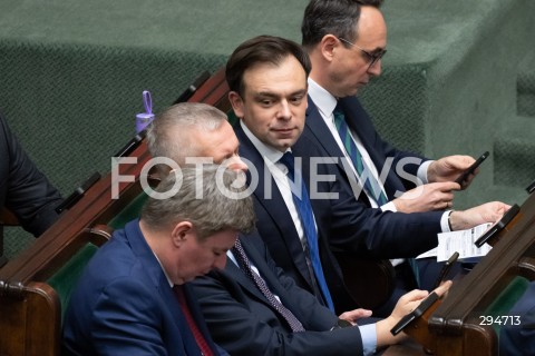  09.01.2025 WARSZAWA<br />
POSIEDZENIE SEJMU RP<br />
N/Z ANDRZEJ DOMANSKI<br />
FOT. MARCIN BANASZKIEWICZ/FOTONEWS  