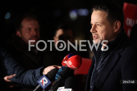  16.01.2025 WARSZAWA<br />
KONFERENCJA PRASOWA ROZPOCZYNAJACA KAMPANIE WYBORCZA KANDYDATA NA PREZYDENTA RP RAFALA TRZASKOWSKIEGO<br />
N/Z RAFAL TRZASKOWSKI<br />
FOT. ANTONI BYSZEWSKI/FOTONEWS 