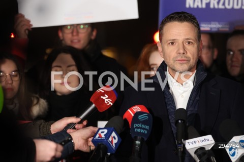  16.01.2025 WARSZAWA<br />
KONFERENCJA PRASOWA ROZPOCZYNAJACA KAMPANIE WYBORCZA KANDYDATA NA PREZYDENTA RP RAFALA TRZASKOWSKIEGO<br />
N/Z RAFAL TRZASKOWSKI<br />
FOT. ANTONI BYSZEWSKI/FOTONEWS 