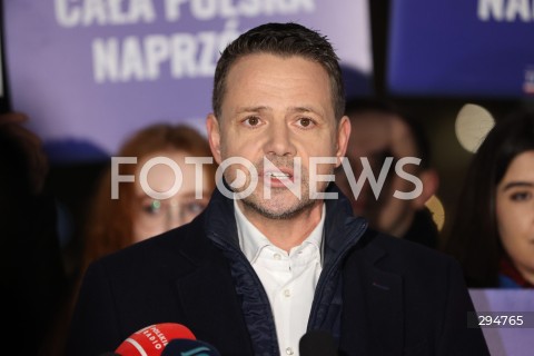  16.01.2025 WARSZAWA<br />
KONFERENCJA PRASOWA ROZPOCZYNAJACA KAMPANIE WYBORCZA KANDYDATA NA PREZYDENTA RP RAFALA TRZASKOWSKIEGO<br />
N/Z RAFAL TRZASKOWSKI<br />
FOT. ANTONI BYSZEWSKI/FOTONEWS 