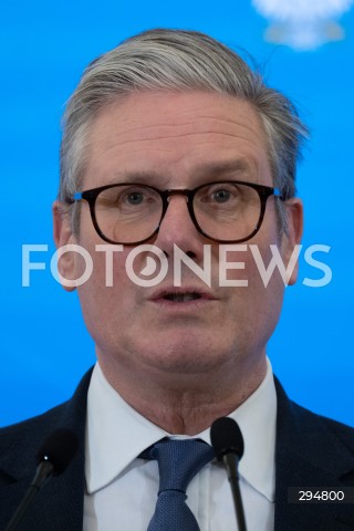  17.01.2025 WARSZAWA<br />
SPOTKANIE PREMIERA DONALDA TUSKA Z PREMIEREM WIELKIEJ BRYTANII KEIREM STARMEREM<br />
<br />
BRITISH PM KEIR STARMER VISITS POLAND TO MEET WITH DONALD TUSK<br />
<br />
N/Z KEIR STARMER<br />
FOT. MARCIN BANASZKIEWICZ/FOTONEWS  