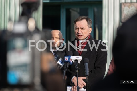  18.01.2025 WARSZAWA<br />
KONFERENCJA PRASOWA ZBIGNIEWA ZIOBRY<br />
N/Z ZBIGNIEW ZIOBRO<br />
FOT. MARCIN BANASZKIEWICZ/FOTONEWS  