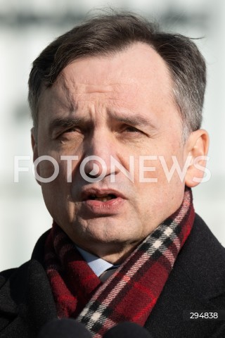  18.01.2025 WARSZAWA<br />
KONFERENCJA PRASOWA ZBIGNIEWA ZIOBRY<br />
N/Z ZBIGNIEW ZIOBRO<br />
FOT. MARCIN BANASZKIEWICZ/FOTONEWS  