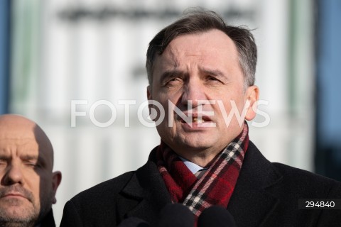  18.01.2025 WARSZAWA<br />
KONFERENCJA PRASOWA ZBIGNIEWA ZIOBRY<br />
N/Z ZBIGNIEW ZIOBRO<br />
FOT. MARCIN BANASZKIEWICZ/FOTONEWS  