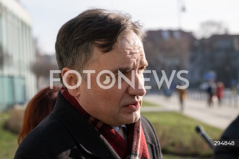  18.01.2025 WARSZAWA<br />
KONFERENCJA PRASOWA ZBIGNIEWA ZIOBRY<br />
N/Z ZBIGNIEW ZIOBRO<br />
FOT. MARCIN BANASZKIEWICZ/FOTONEWS  